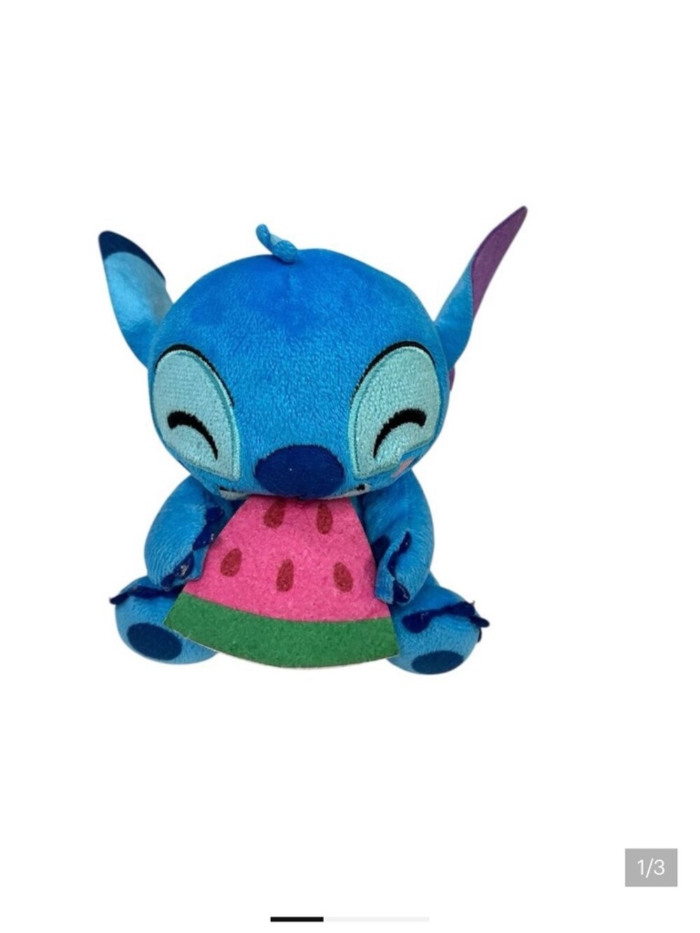 Disney Stitch Plush 6" Collectible Figure with Watermelon